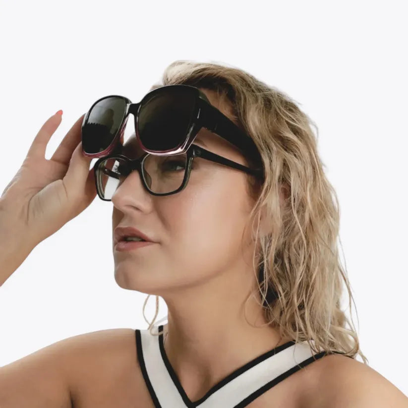 Clip-On Polarized Sunglasses for Prescription Glasses, Everyday Wear-SANGLASSES-SANGLASSES