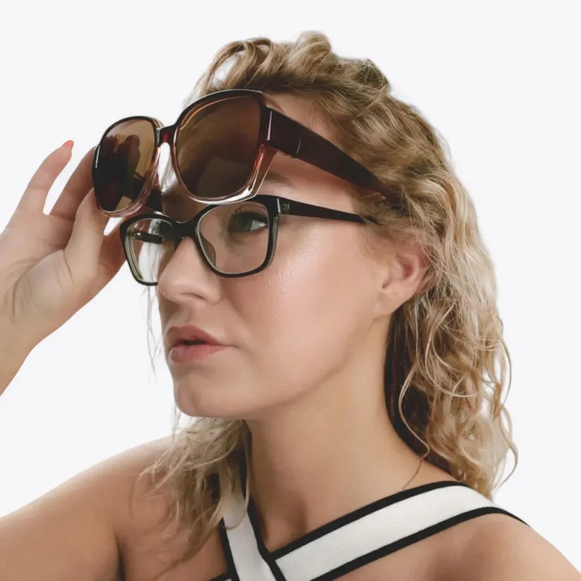 Clip-On Polarized Sunglasses for Prescription Glasses, Everyday Wear-SANGLASSES-SANGLASSES