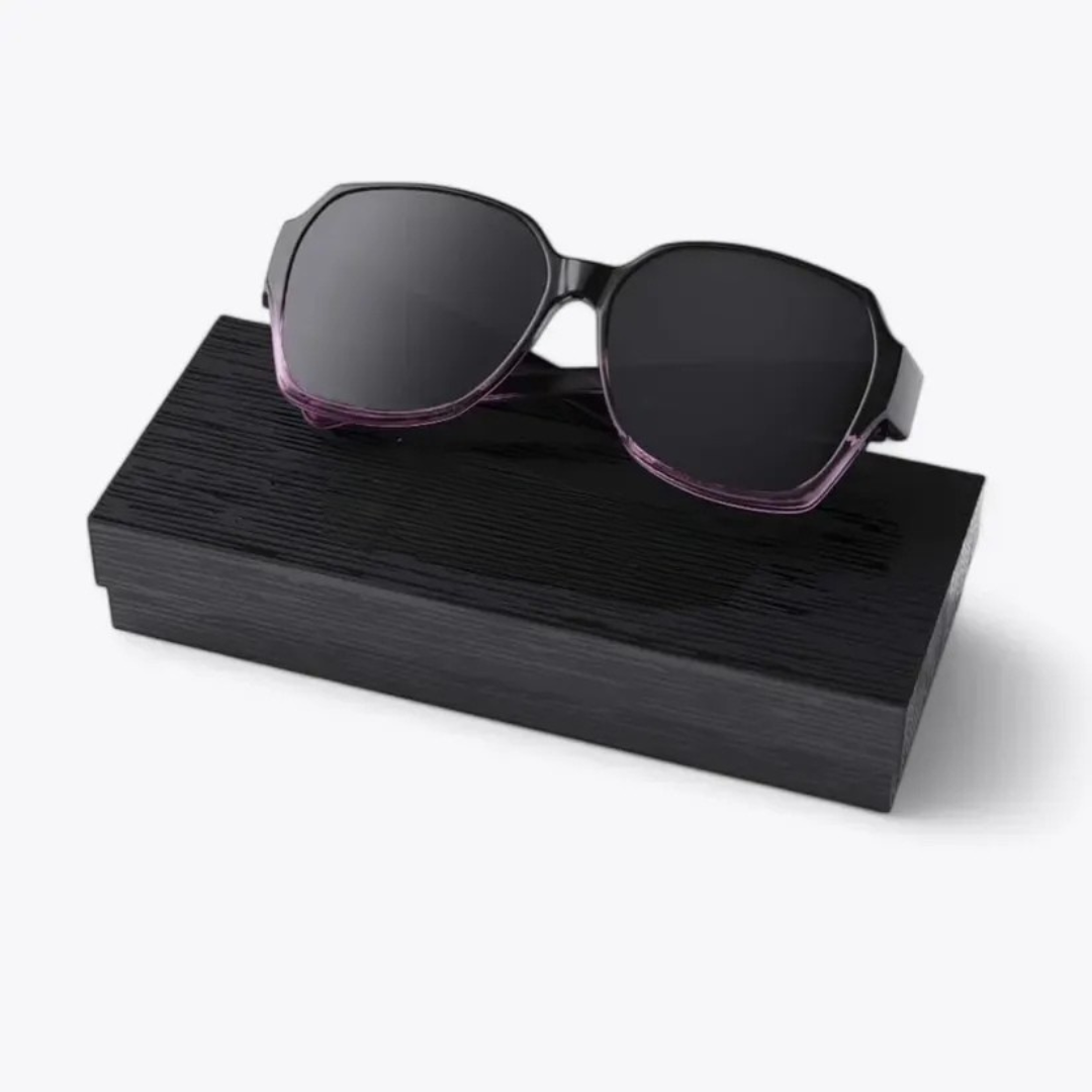 Clip-On Polarized Sunglasses for Prescription Glasses, Everyday Wear-SANGLASSES-Black Orchid-SANGLASSES