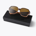 Clip-On Polarized Sunglasses for Prescription Glasses, Everyday Wear-SANGLASSES-Chocolate Caramel-SANGLASSES