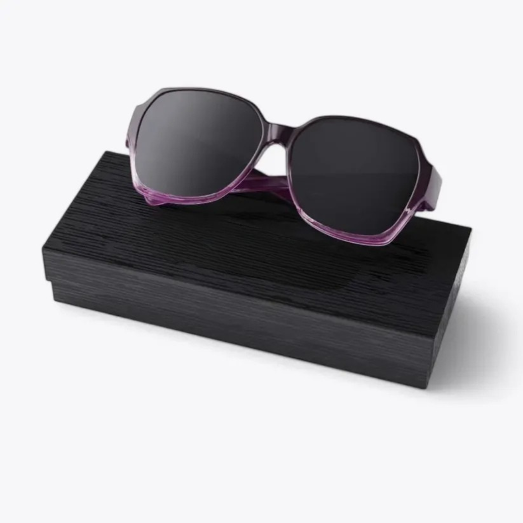 Clip-On Polarized Sunglasses for Prescription Glasses, Everyday Wear-SANGLASSES-Light Violet-SANGLASSES