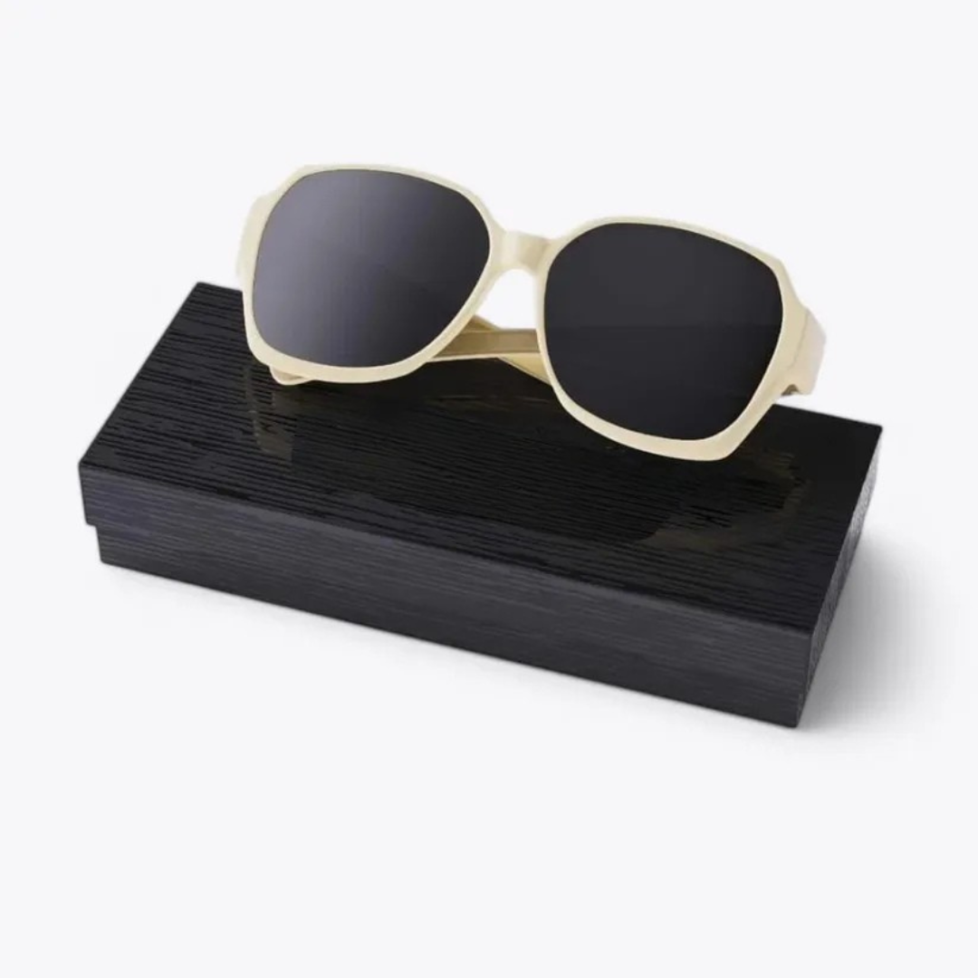 Clip-On Polarized Sunglasses for Prescription Glasses, Everyday Wear-SANGLASSES-Matte White-SANGLASSES