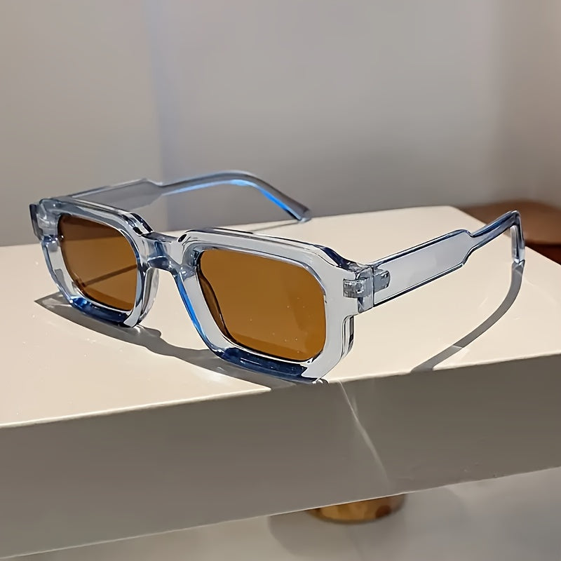 Men's Square Sunglasses Polycarbonate (PC) Frame Retro Style Outdoor Eyewear-Sunglasses-SANGLASSES-SANGLASSES