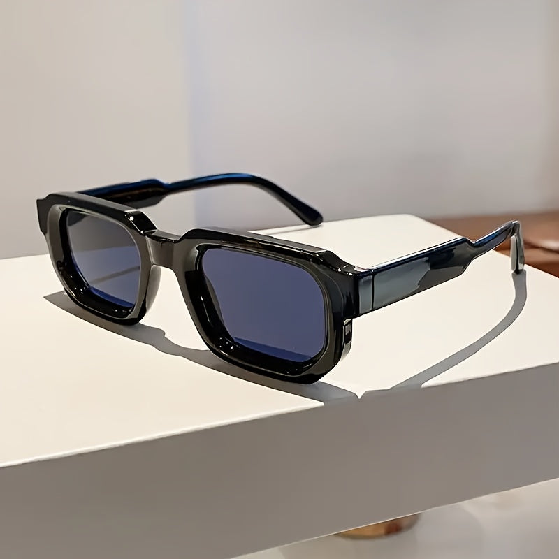 Men's Square Sunglasses Polycarbonate (PC) Frame Retro Style Outdoor Eyewear-Sunglasses-SANGLASSES-SANGLASSES