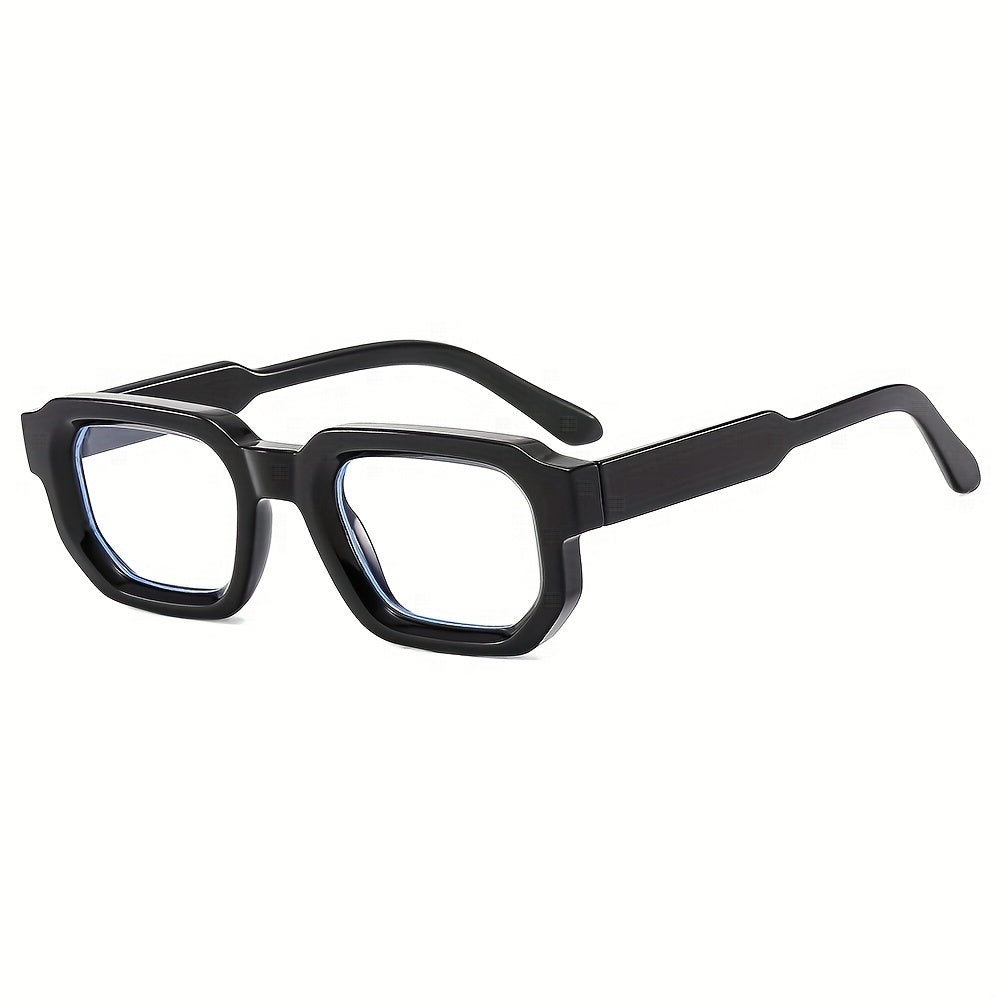 Men's Square Sunglasses Polycarbonate (PC) Frame Retro Style Outdoor Eyewear-Sunglasses-SANGLASSES-Black frame with white coating-SANGLASSES