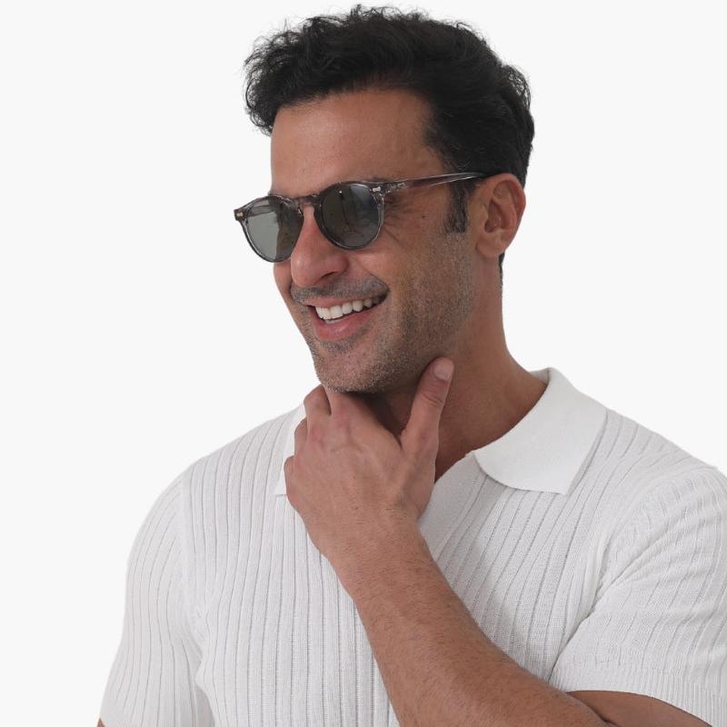 Polarised Sunglasses with UV Protection - Unisex Eyewear - Grey-Sunglasses-SANGLASSES-SANGLASSES