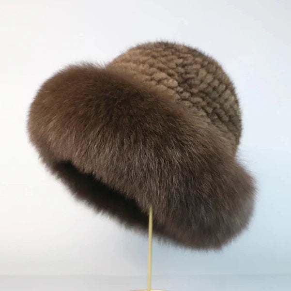 Elegant Mink Fur Hat – Winter Fashion, Outdoor Style