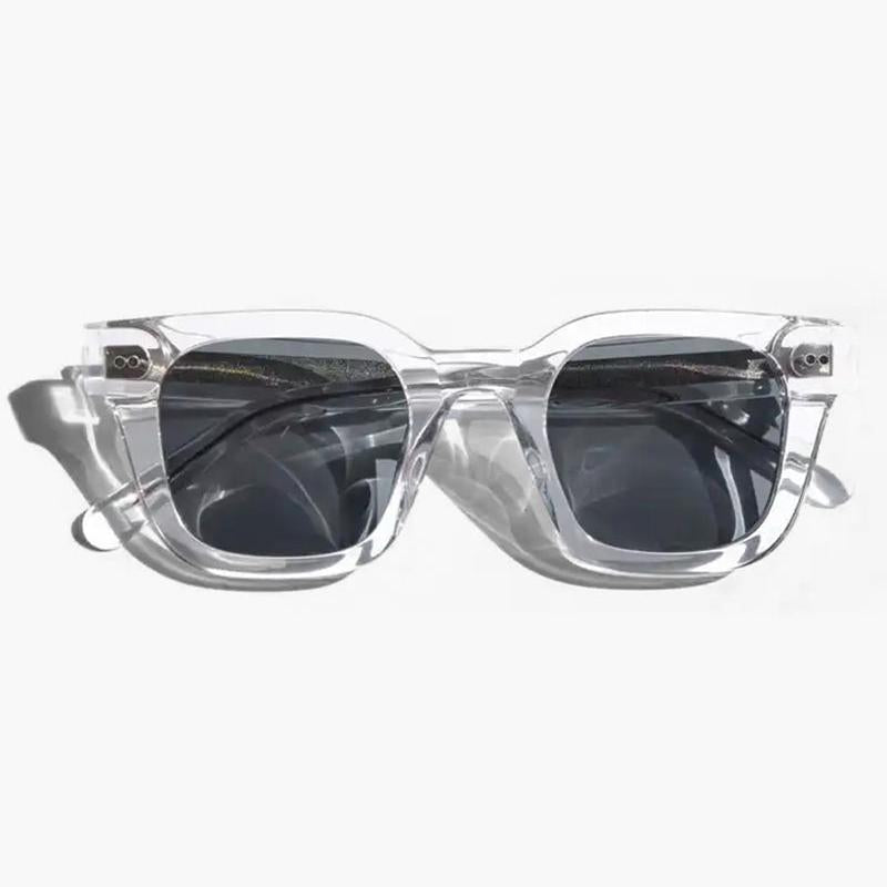 UV Protection Sunglasses, Miami Style, Men & Women, Black-Sunglasses-SANGLASSES-Clear-SANGLASSES