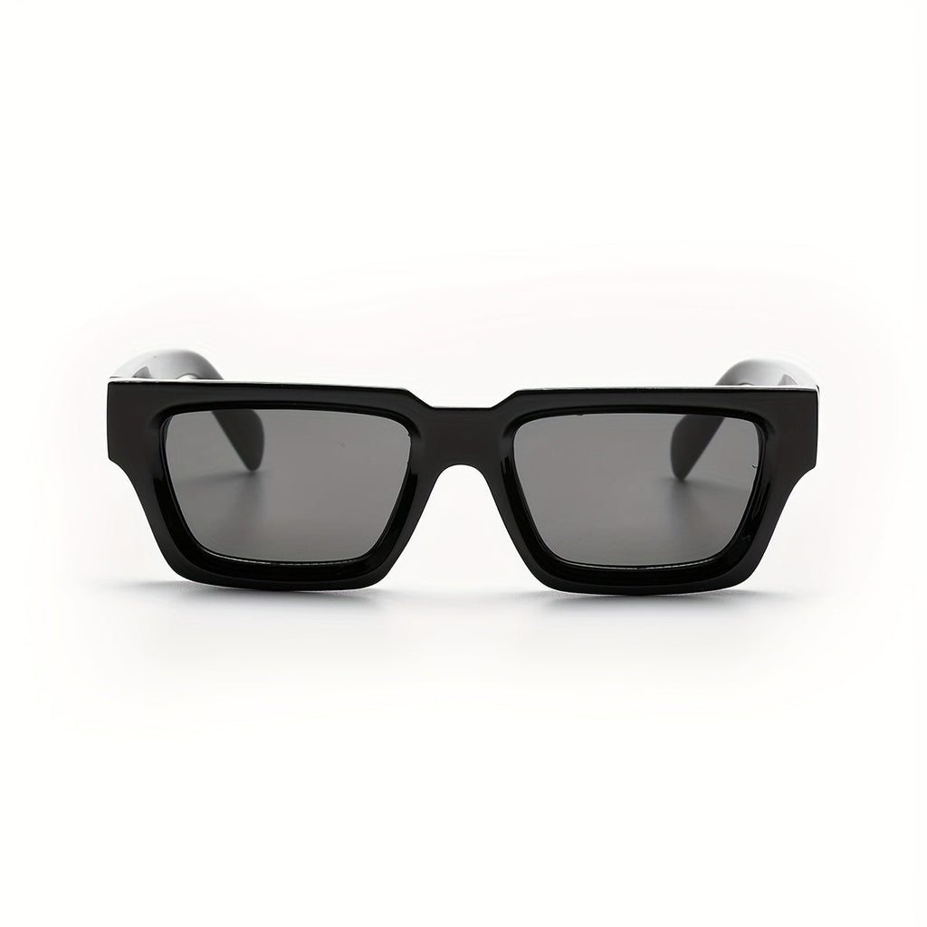 Unisex Sunglasses Polycarbonate Construction Retro Style Outdoor Eyewear Black-Sunglasses-SANGLASSES-SANGLASSES